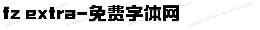 fz extra字体转换